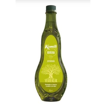 Komili Riviera 1 lt Pet Şişe Yemeklik Zeytinyağı (3 adet)
