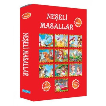 Komisyon 10 Kitap Takım Neşeli Masallar Seti