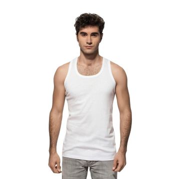 Kompedan K0058 Beyaz Erkek Ribana Sporcu Atlet