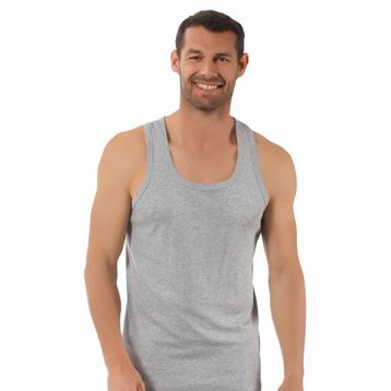 Kompedan K0267 Gri Melanj Likralı Erkek Sporcu Atlet
