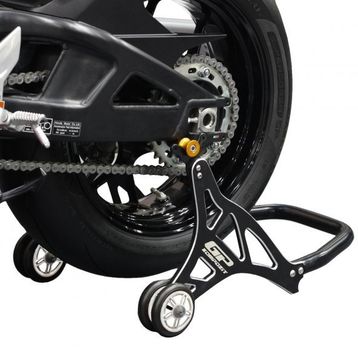 Kompozit Motosiklet Siyah GP Universal Aluminyum Takozdan Arka Kaldırma Sehpası