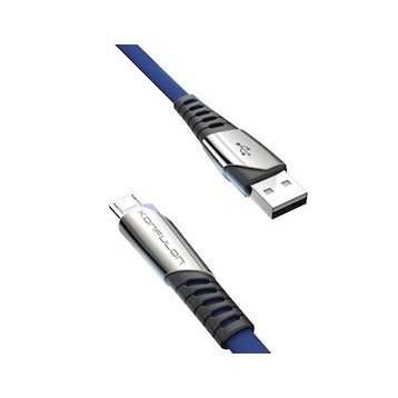 Konfulon DC16 1 mt 2.4 A Mavi Micro USB Kablo