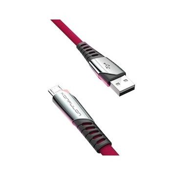 Konfulon DC16 1 mt 2.4A Kırmızı Micro USB Kablo