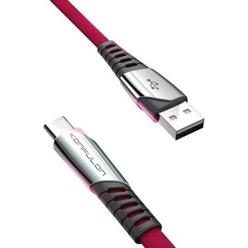 Konfulon DC18 1 mt 5A Type-C Kırmızı Kablo