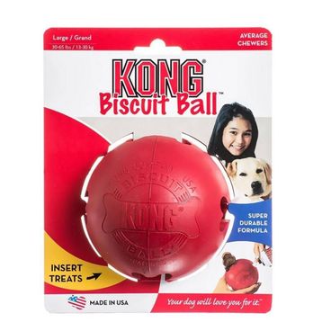 Kong Biscuit Ball 7 cm Kırmızı Large Top Köpek Oyuncağı