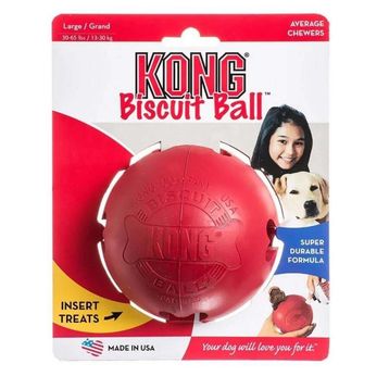 Kong Biscuit Ball Top Şeklinde Large Köpek Oyuncağı