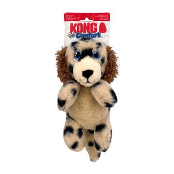 Kong Comfort Pups Spot Köpek Şeklinde M Peluş Köpek Oyuncağı