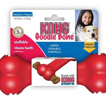 Kong Kırmızı M 18 cm Kauçuk Kemik Köpek Oyuncak