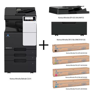 Konica Minolta Bizhub C257İ Çok Fonksiyonlu Renkli Lazer Yazıcı