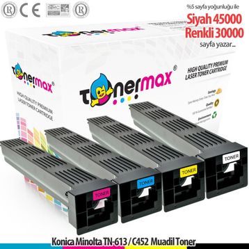 Konica Minolta TN-613 Siyah Muadil Toner