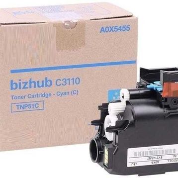 Konica Minolta TNP-51 Mavi Muadil Mavi Toner