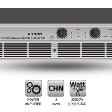 Konig A-1300 2x400 Watt Power Amfi