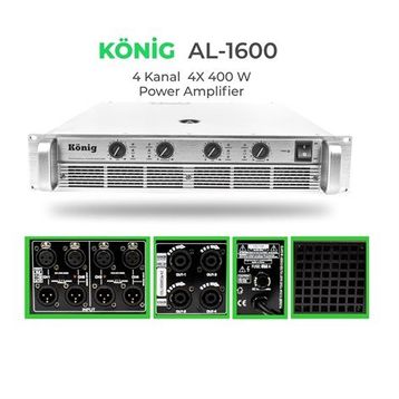 Konig AL1600 400 W Power Amplifier