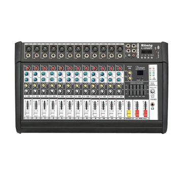 König K-12 P600 FX 2x300 Watt 12 Kanal Power Mikser