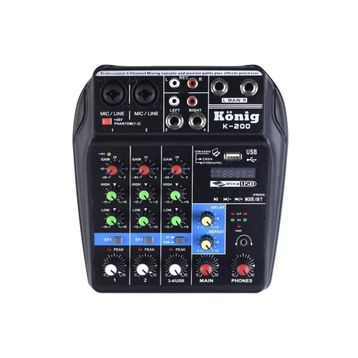 Konig K-200 4 Kanal Stüdyo Kayıt Deck Mikser