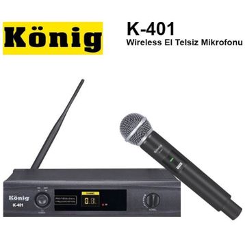 Konig K-401 Wireless El Telsiz Mikrofonu