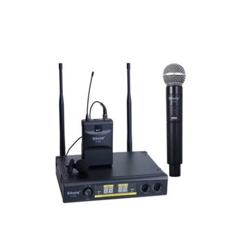 Konig K-402 El Yaka İki Kanal Uhf Telsiz Mikrofon