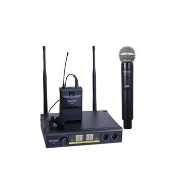 Konig K-402 El Yaka İki Kanal Uhf Telsiz Mikrofon
