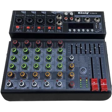 Konig K-502FX 5 Kanal Ultra Slim Mikser