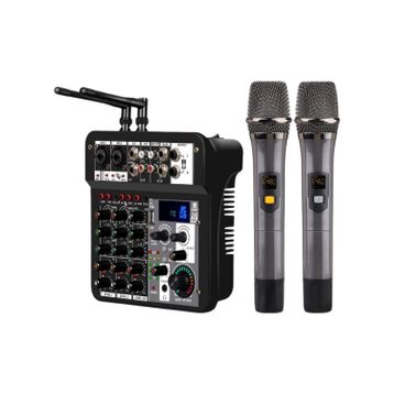 Konig K-6000 6 Kanal Dec Mikser ve 2 El Mikrofon