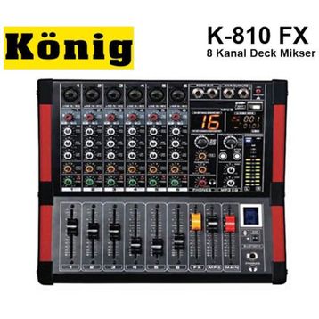 Konig K-810FX 8 Kanal Ses Mikseri