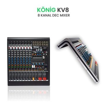 König KV-8 8 Kanal Ses Mikseri