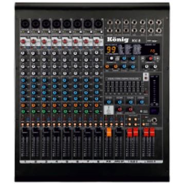 König KV-8 8 Kanal Ses Mikseri