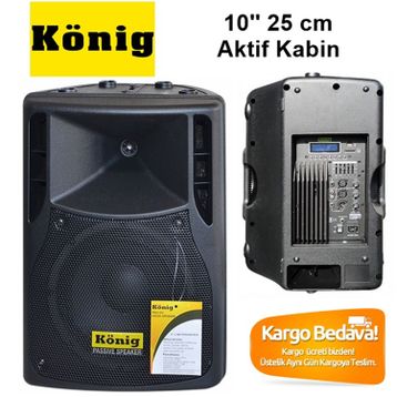 König Meyer K-1510A Aktif Kabin Hoparlör