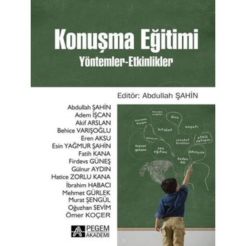 Konuşma Eğitimi - Pegem Akademi Yayıncılık