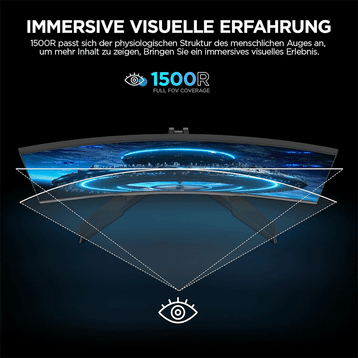 Koorui 24E6CA 23.6 inç 180Hz 6ms Monitör