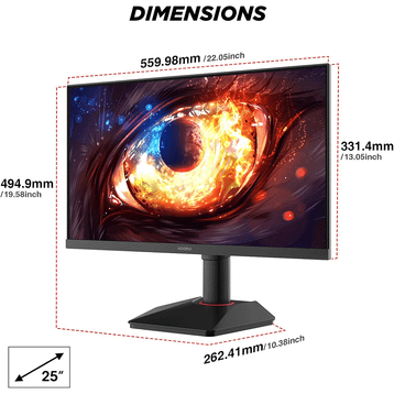 Koorui G2511E 24.5 inç 320Hz IPS Oyuncu Monitörü