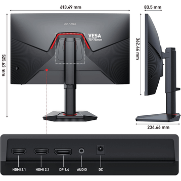 Koorui G2741L 27 inç 320Hz 4K Oyuncu Monitörü