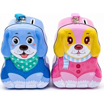Köpekli Metal Kumbara 12 Adet