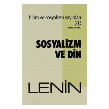 Kor Kitap Sosyalizm ve Din - V. İ. Lenin