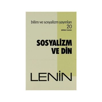 Kor Kitap Sosyalizm ve Din - V. İ. Lenin
