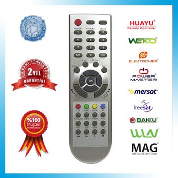 Korax 700-750 Kayıtlı Uydu Alıcı Kumandası