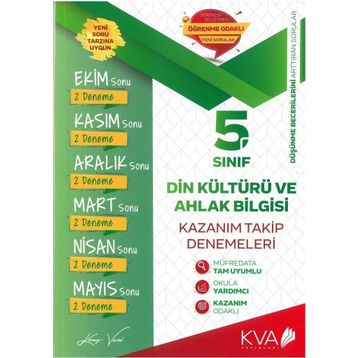 Koray Varol Yayınları 5. Sınıf Din Kültürü Ve Ahlak Bilgisi Kazanım Takip Denemeleri
