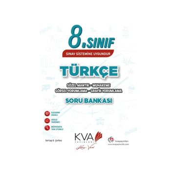 Koray Varol Yayınları 8. Sınıf Türkçe Soru Bankası Sözel Mantık Muhakeme
