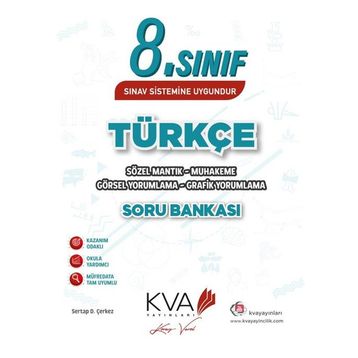 Koray Varol Yayınları 8. Sınıf Türkçe Soru Bankası Sözel Mantık Muhakeme