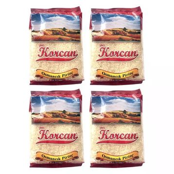 Korcan 1 kg Osmancık Pirinç (4 adet)