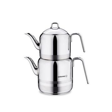 Korkmaz A112 Astra2 Gri Çaydanlık Takımı