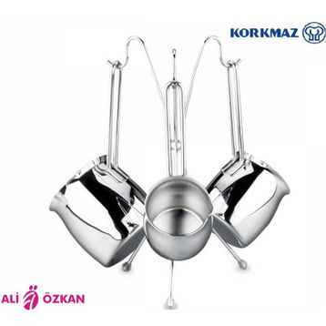 Korkmaz A1217 Tombik Cezve Seti