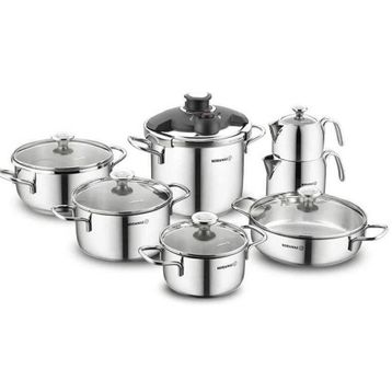 Korkmaz A1709 Alia 14 Parça Çelik Hiper Set