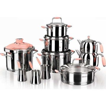 Korkmaz A1739-1 Flora Pembe 17 Parça Hiper Set