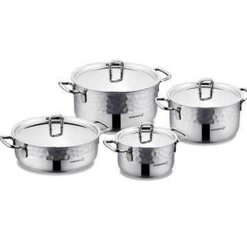 Korkmaz A1963-01 Erna 8 Parça Inox Tencere Seti