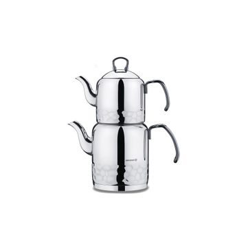 Korkmaz A227-01 Erna Inox Çaydanlık Takımı