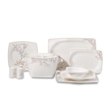 Korkmaz A35 Pearl Star Collection 60 Parça Kare Yemek Takımı