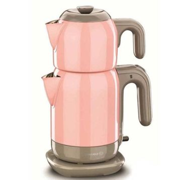 Korkmaz A369-02 Demtez Pembe-Gri Çay Makinesi