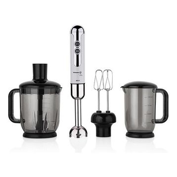 Korkmaz A447-14 Mia Mega Vanilya Krom Beyaz Blender Set