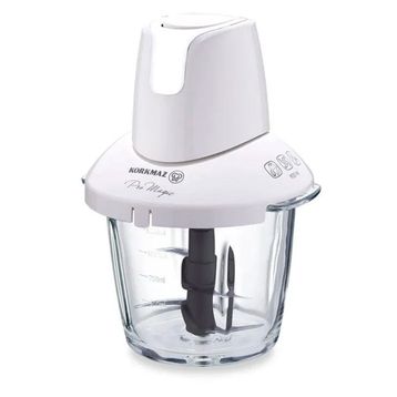 Korkmaz A460-08 Pro Magic 900 W 4 Bıçaklı Beyaz Cam Doğrayıcı